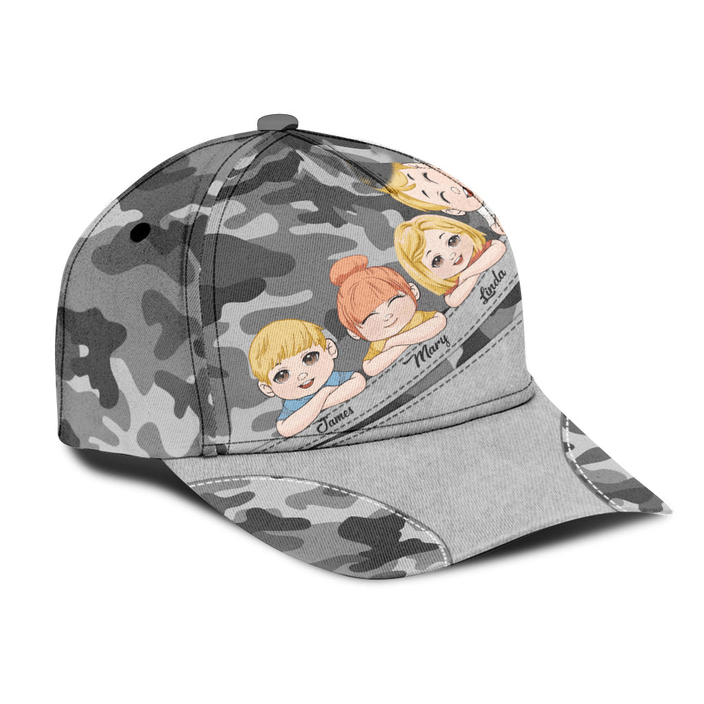 Best Dad Ever Cool Kids - Personalized Father Classic Cap