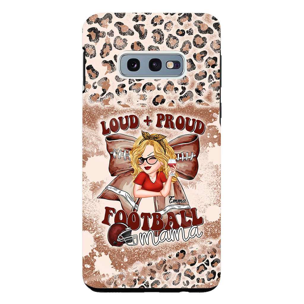 Coque de téléphone transparente personnalisée « Football Loud Proud » (Tous titres)