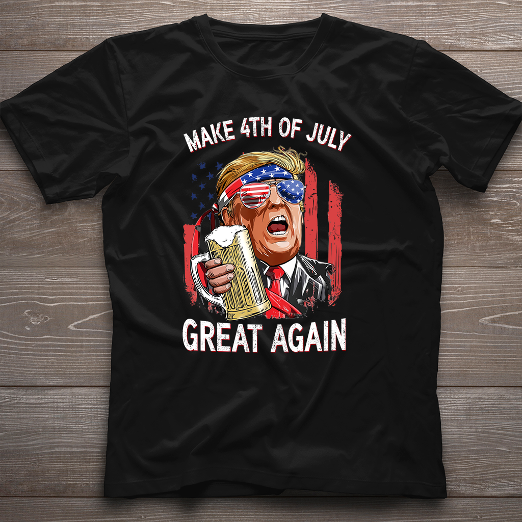 Make 4th of July America Great Again T-Shirt Hoodie