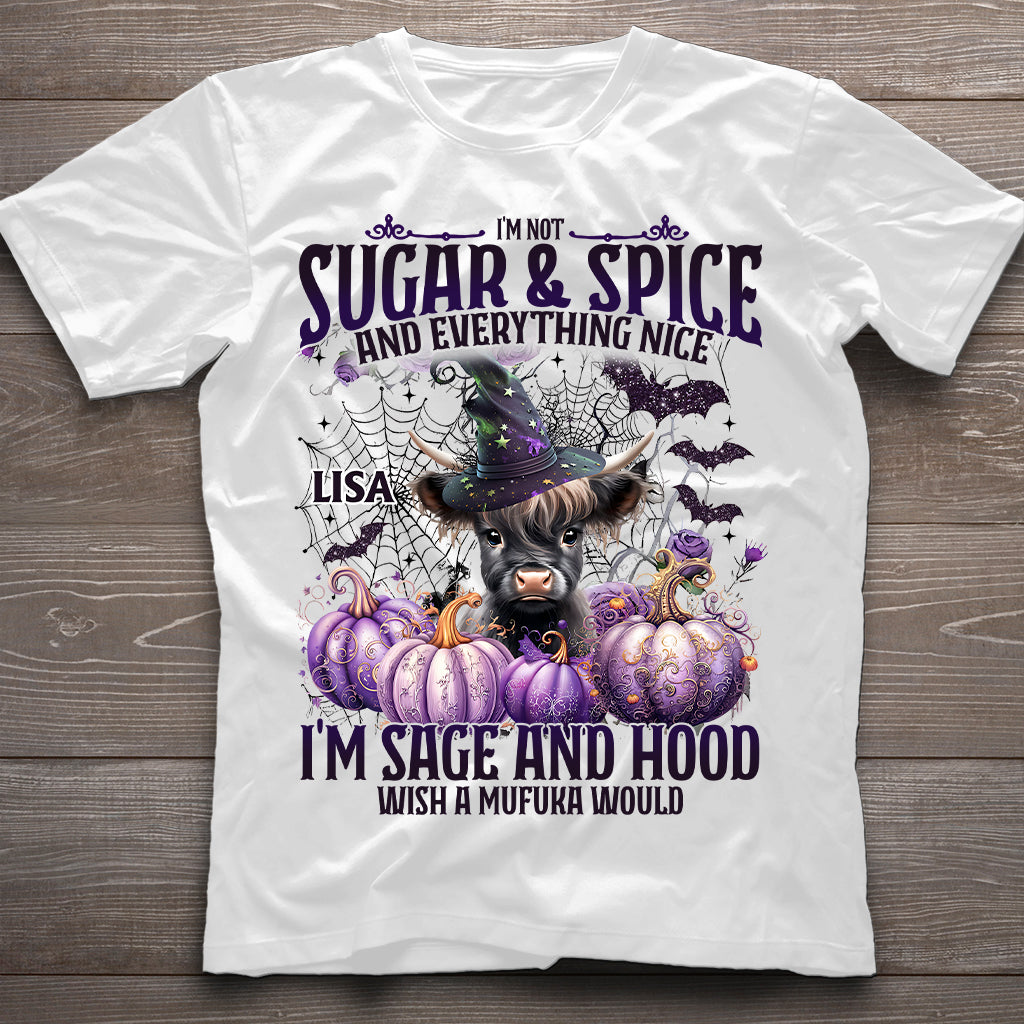 Ich bin nicht Zucker und Gewürze und alles Nette - Personalisiertes T-Shirt und Hoodie