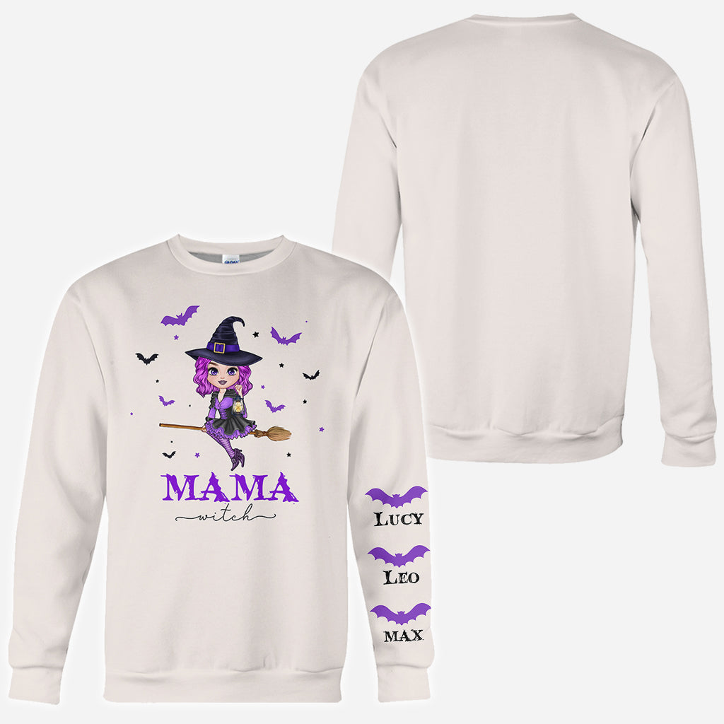 Mama Witch - Personalized Mother All Over Shirt