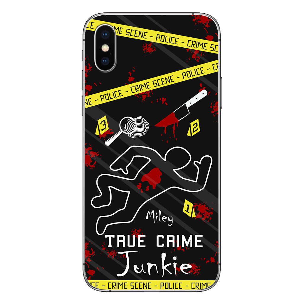 True Crime Junkie – Personalisierte Handyhülle