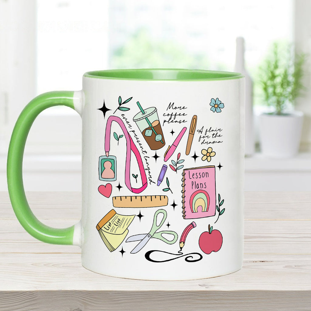 Kann gerade nicht reden, bin mit Lehreraufgaben beschäftigt - Personalisierte Tasse mit Lehrerakzent