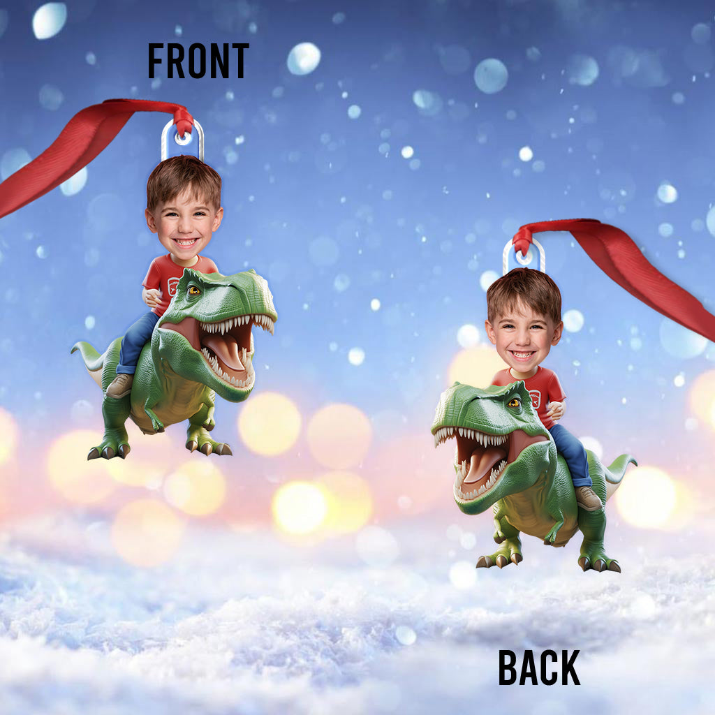 Dinosaures - Ornement personnalisé pour enfant en forme de dinosaure
