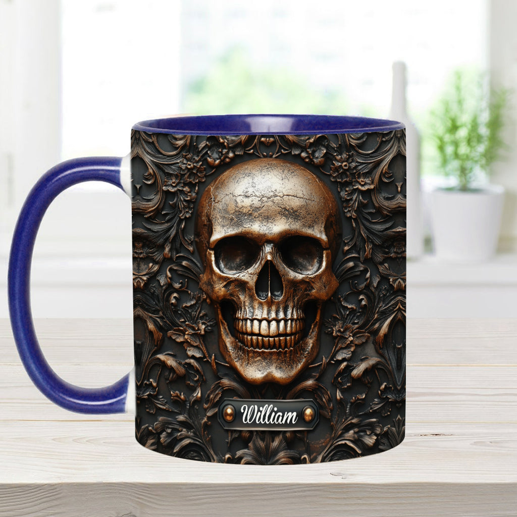 Skull Lover - Personalized Skull Accent Mug