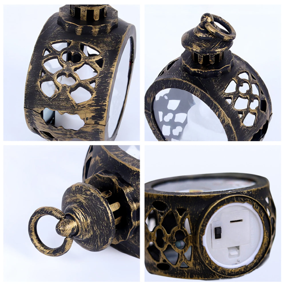 Holding Hands First Christmas - Personalized Couple Round Lantern With Light