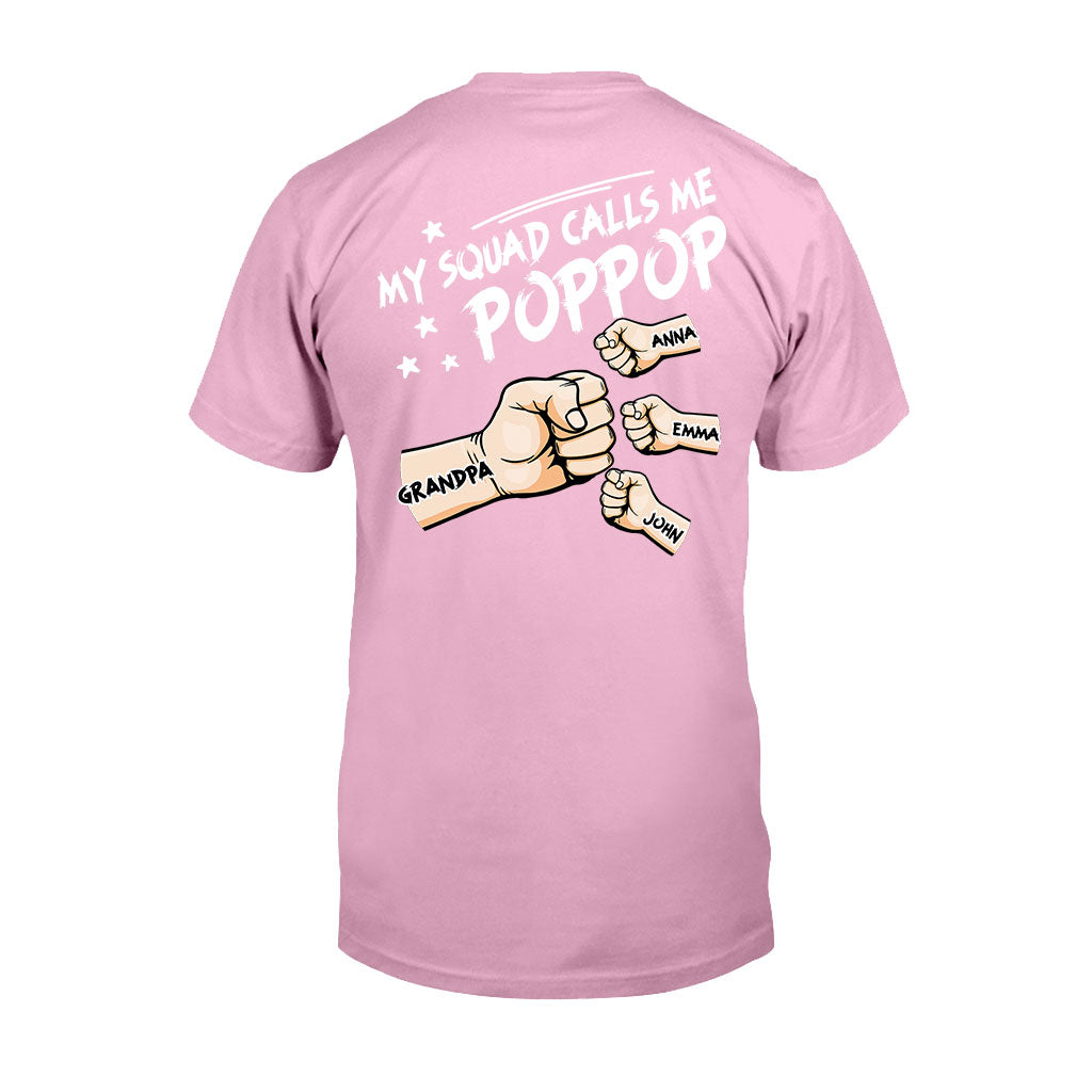 My Squad Calls Me Poppop - Personalized Grandpa T-shirt and Hoodie