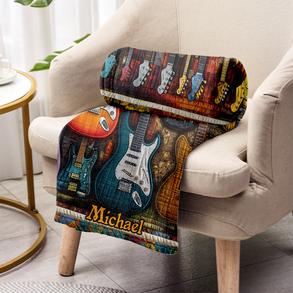 Wunderschöne Gitarren – personalisierte Gitarrendecke