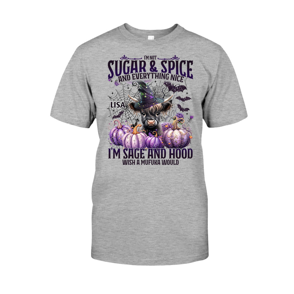 Ich bin nicht Zucker und Gewürze und alles Nette - Personalisiertes T-Shirt und Hoodie