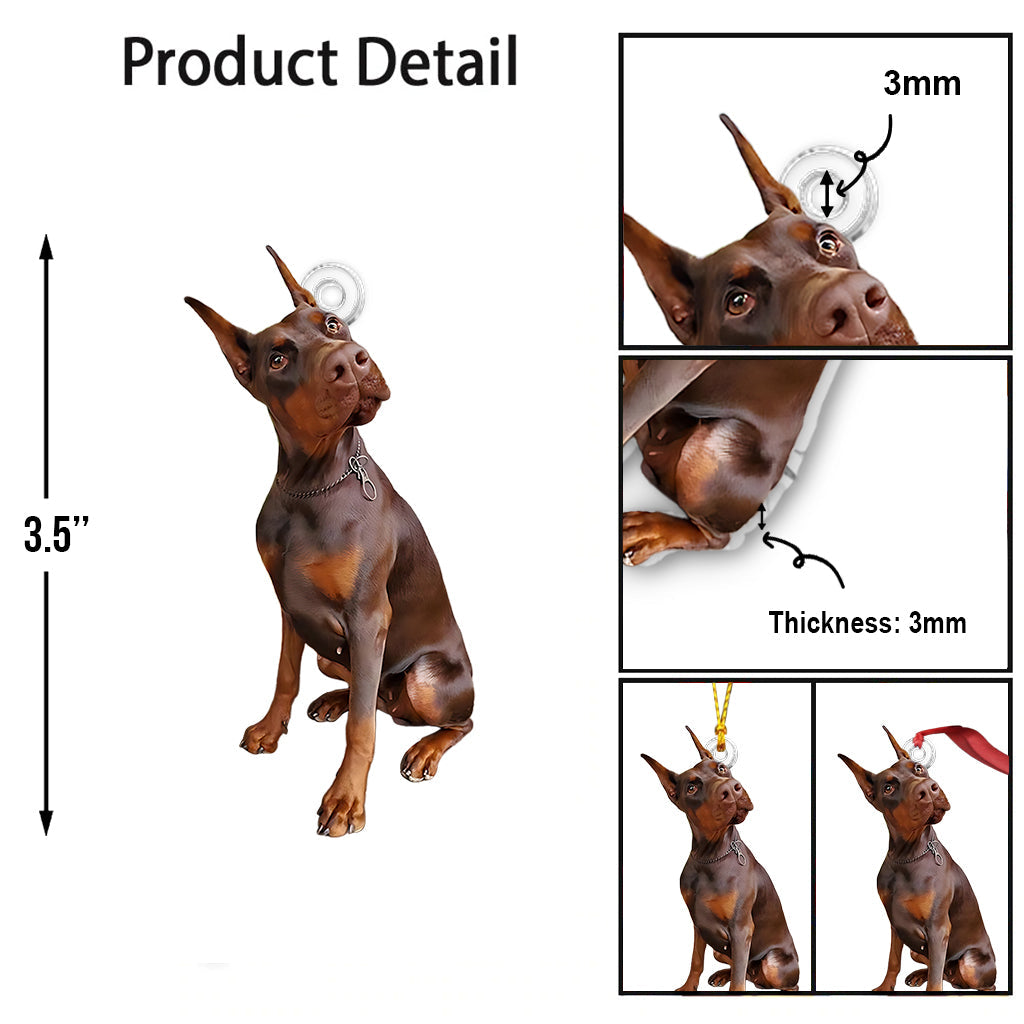 Ornement photo personnalisé - Ornement de chien sur mesure