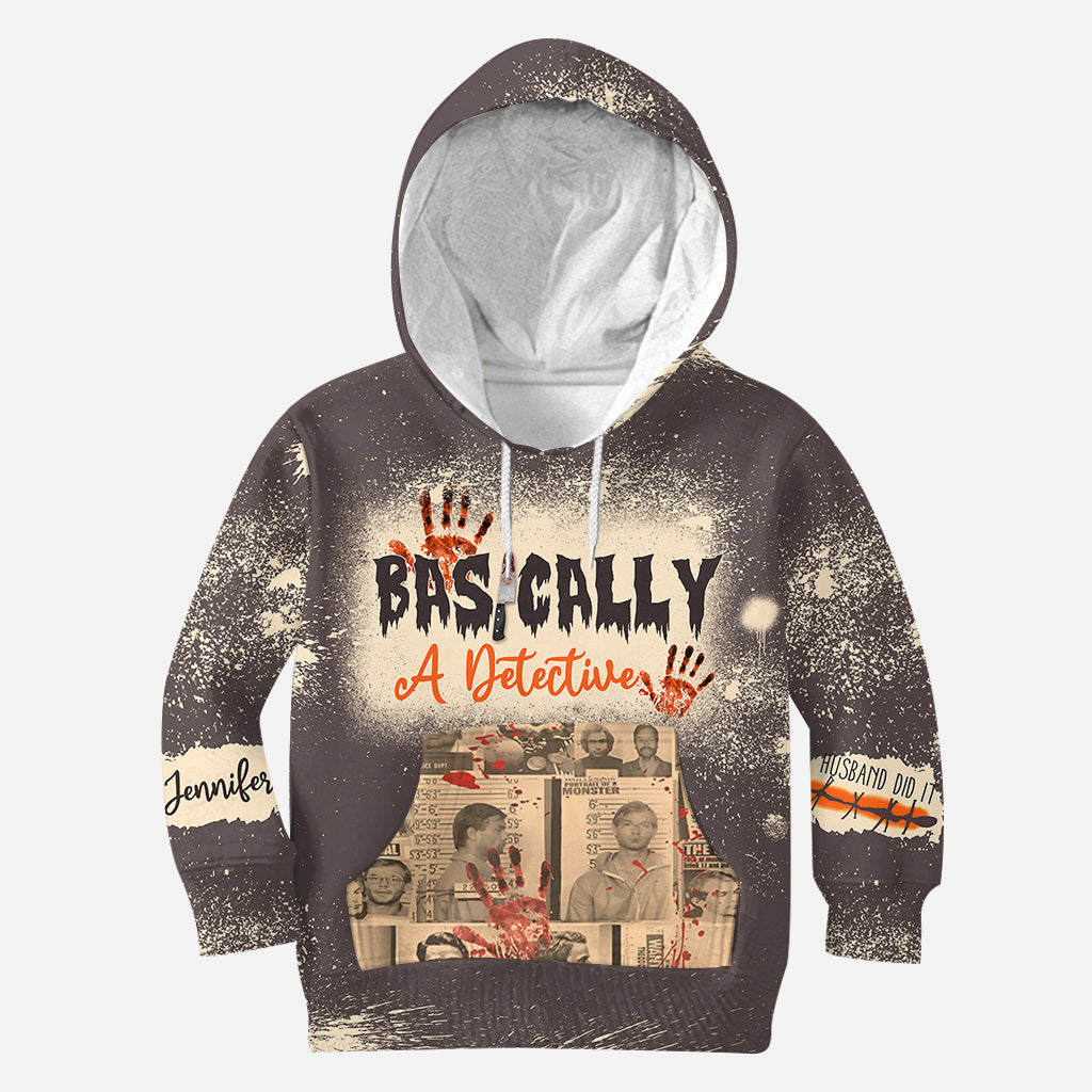 Basically A Detective - Personalized All Over Shirt