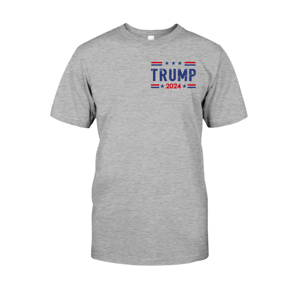 Kugelsicheres T-Shirt, „Niemals aufgeben“-Shirt, „Kämpfe für Amerika“-T-Shirt, Retro-Rallye-Shirt, „Kämpfen, kämpfen, kämpfen“-Shirt