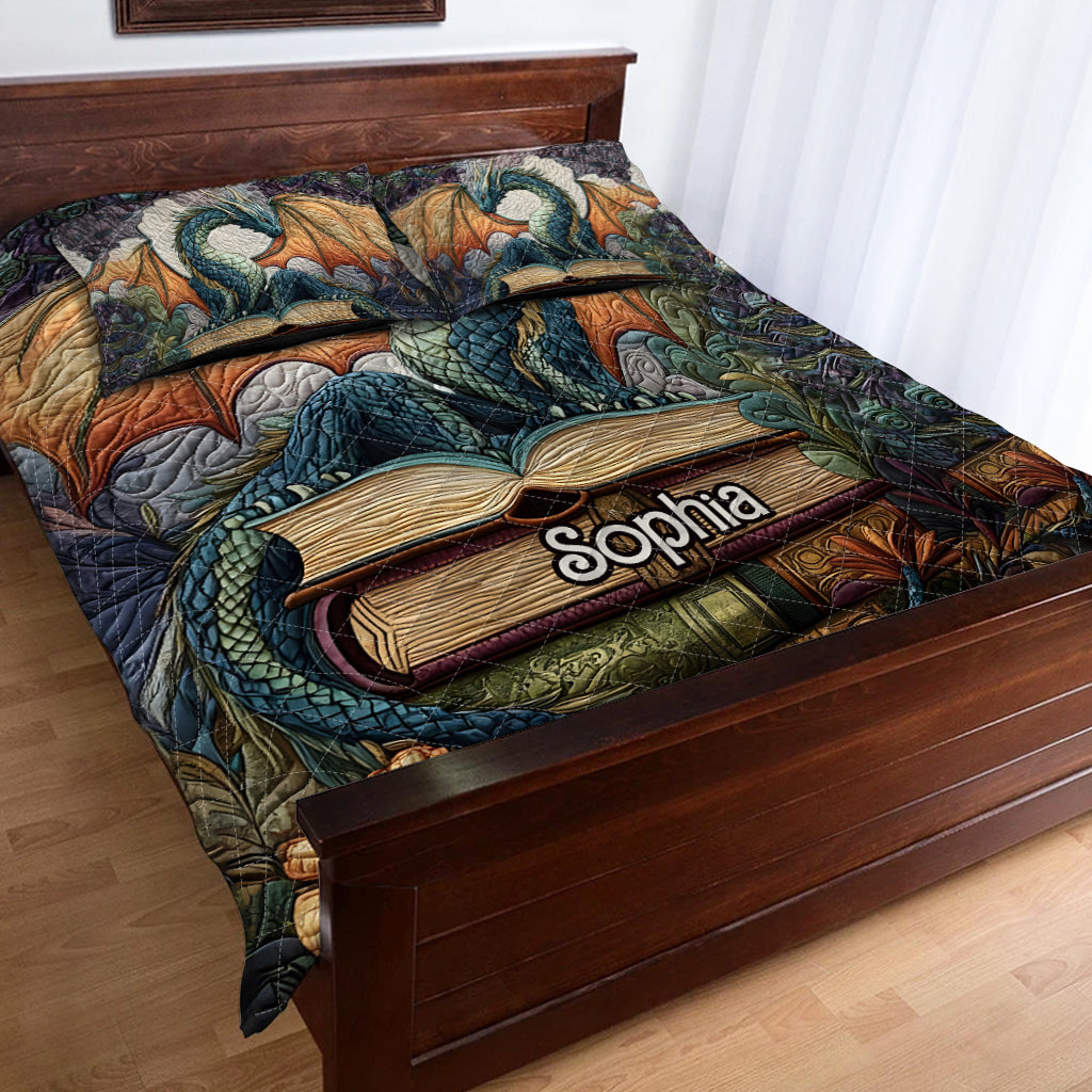Twilight Guardian – Personalisiertes Drachen-Bettwäscheset