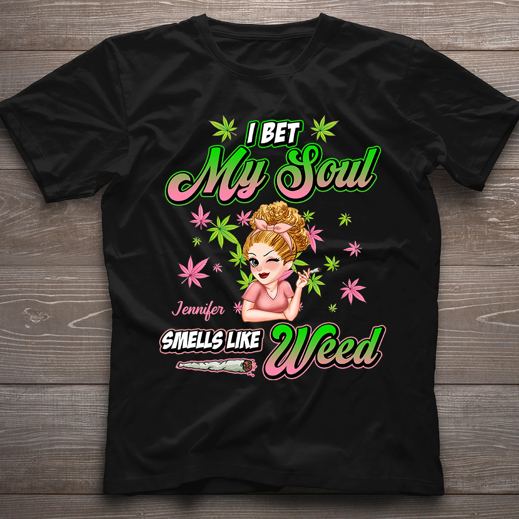 Ich wette, meine Seele riecht nach Gras – Personalisiertes Gras-T-Shirt und Hoodie