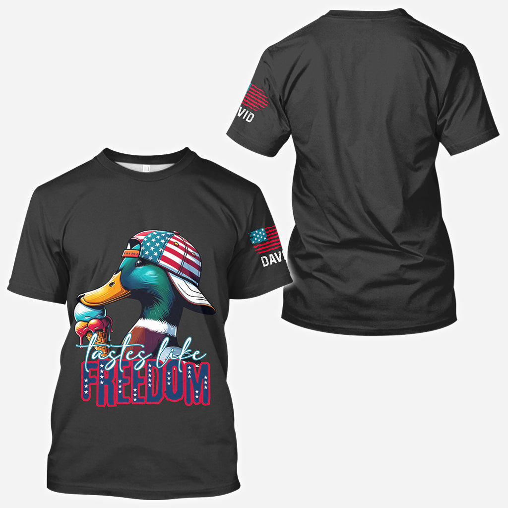 Goût de liberté - T-shirt de chasse personnalisé