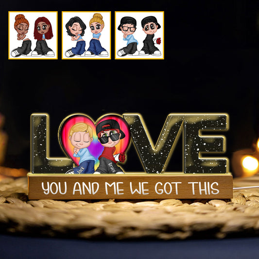 We Got This - Personalized LGBT Support Custom LED Night Light