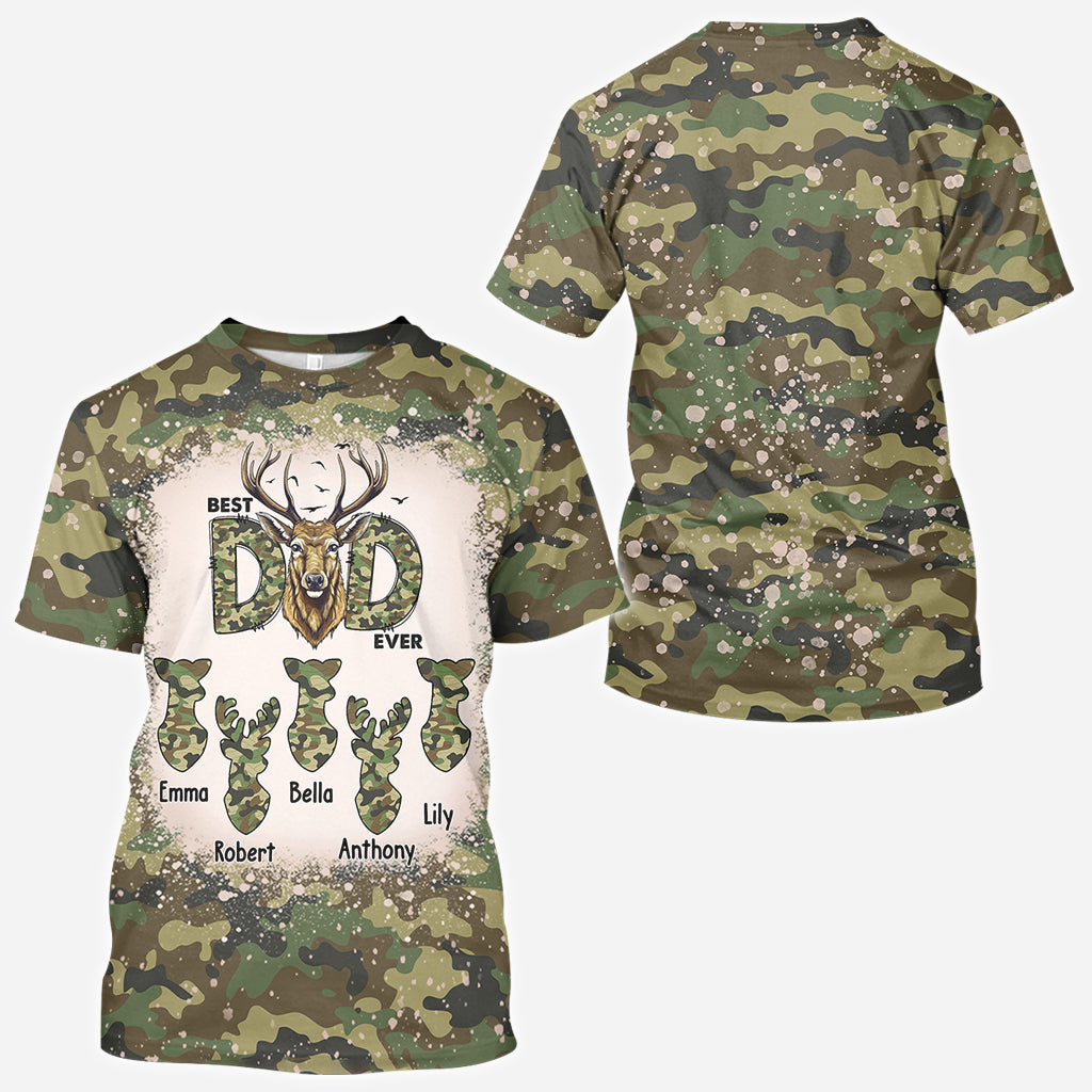 Best Hunting Dad - Personalized Father All Over Shirt