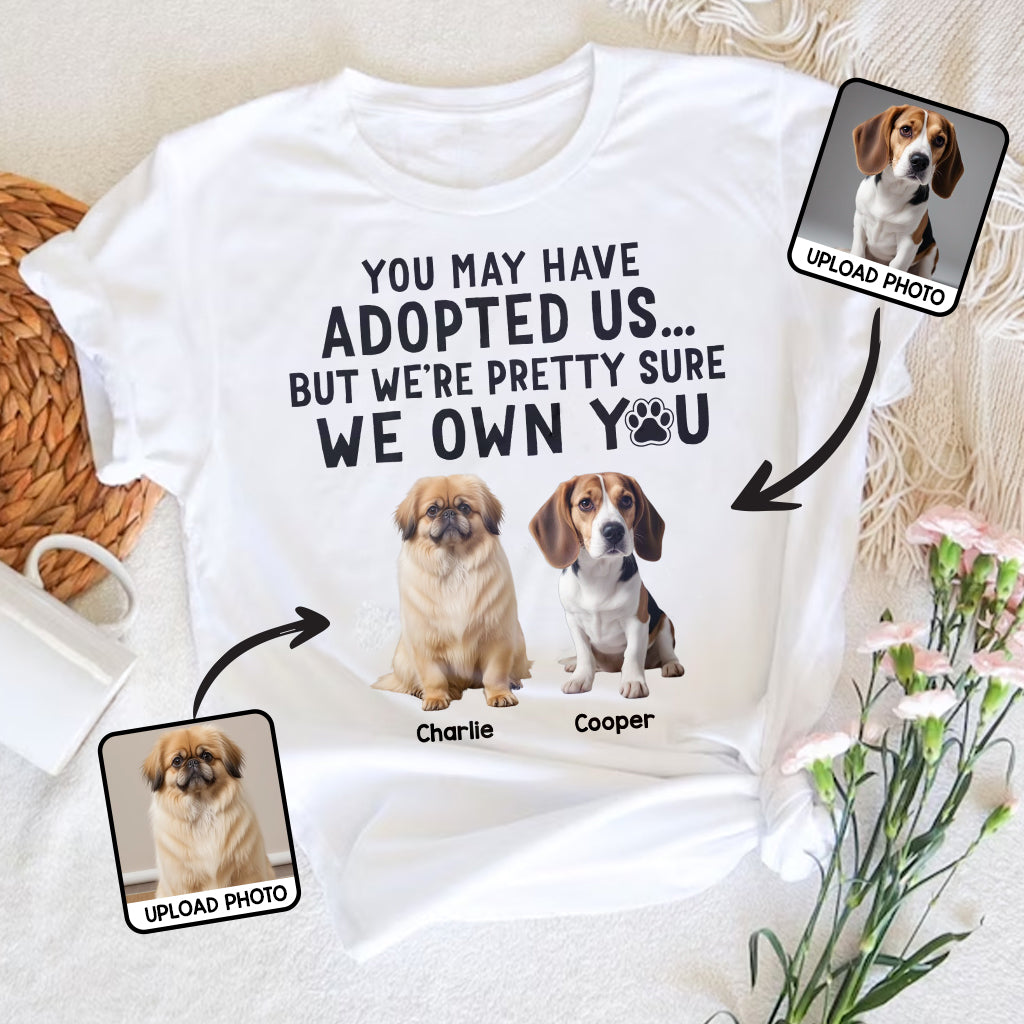 Ich bin mir ziemlich sicher, dass du mir gehörst – Personalisiertes Hunde-T-Shirt und Hoodie