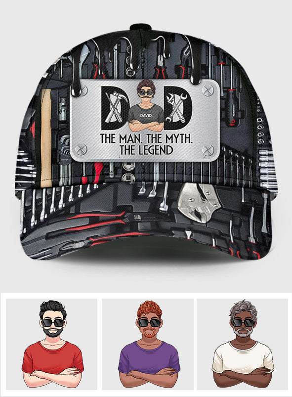 Mechanic Dad - Personalized Father Classic Cap