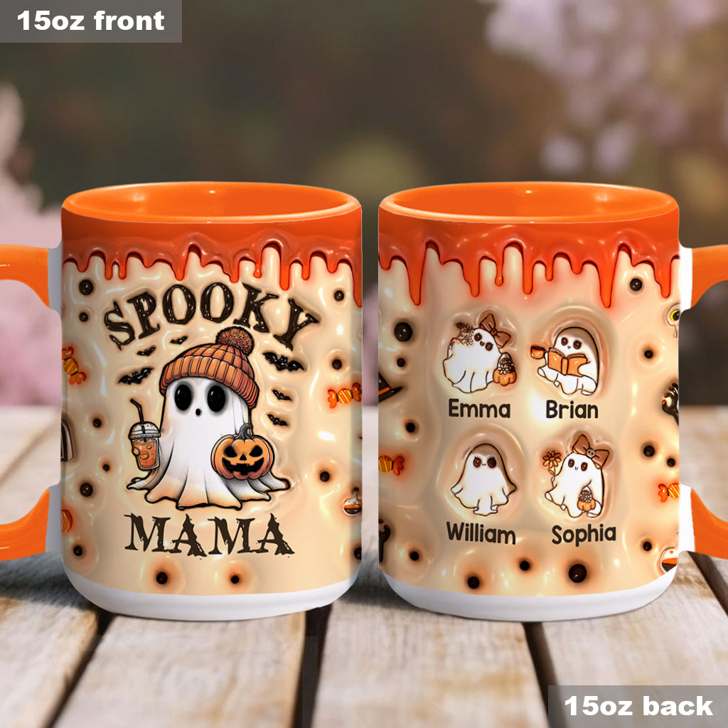 Halloween Boo Jee Mama - Personalized Mother Accent Mug
