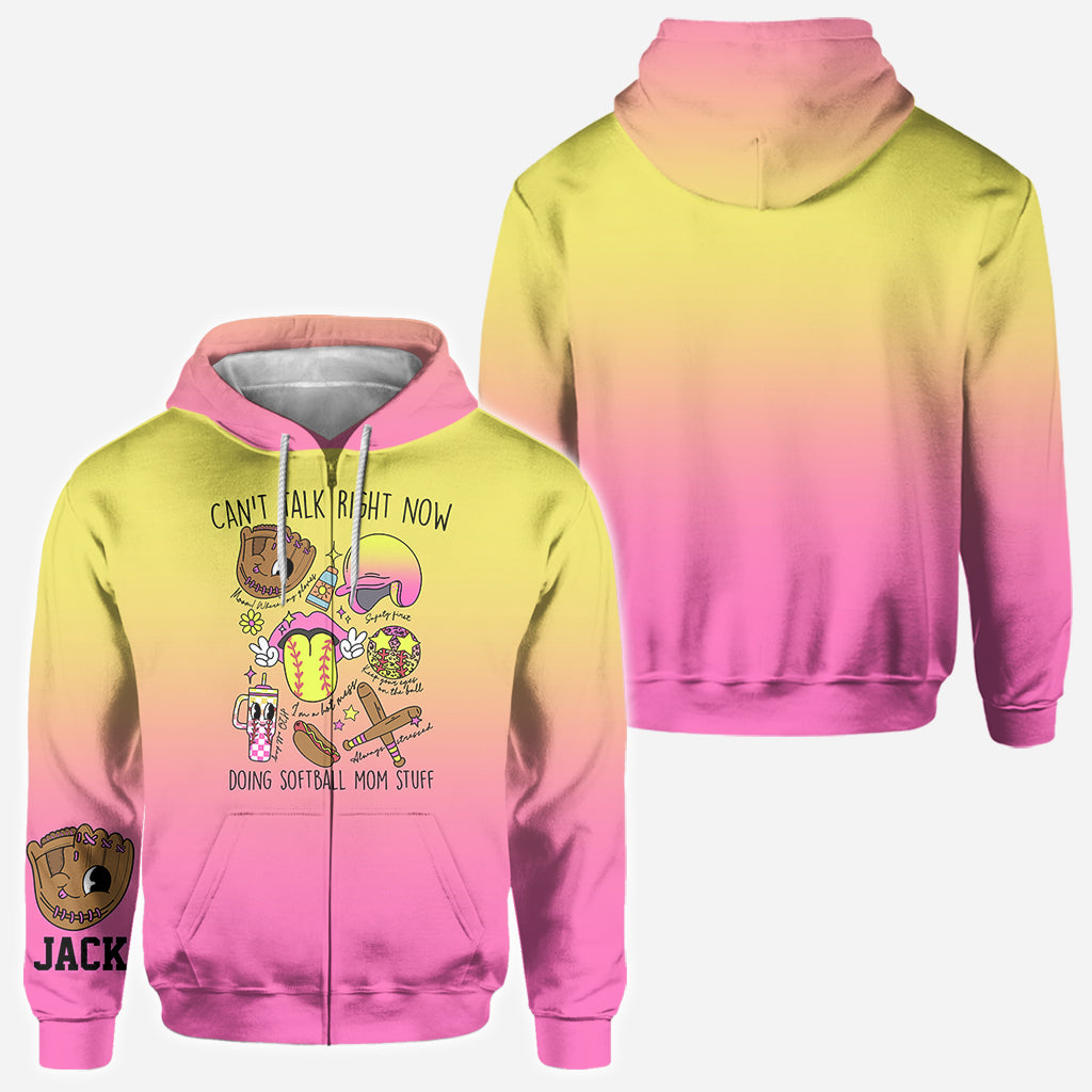 Softball Mom Stuff - Personalized Softball All Over Shirt