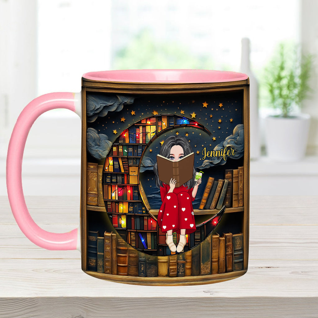 Mug personnalisé « Juste une fille qui aime les livres »