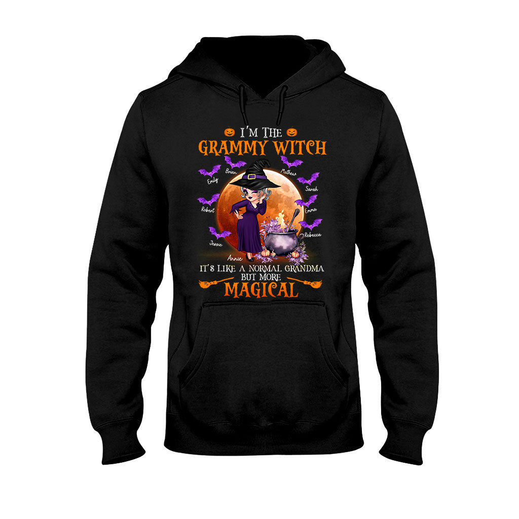 Grandma Witch Like A Normal Grandma But More Magical - Personalized Grandma T-shirt And Hoodie