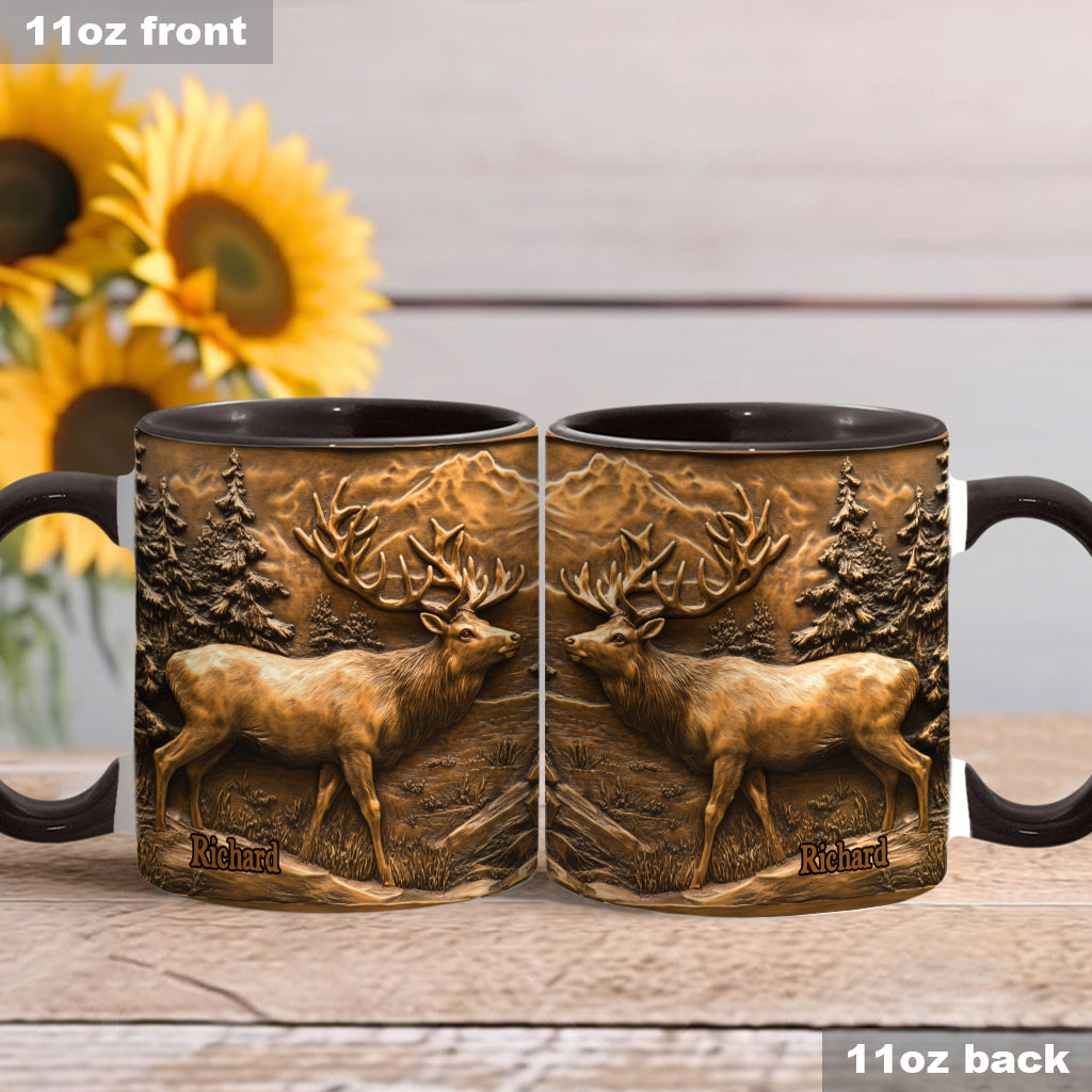 Mug personnalisé sur le thème de la chasse au cerf