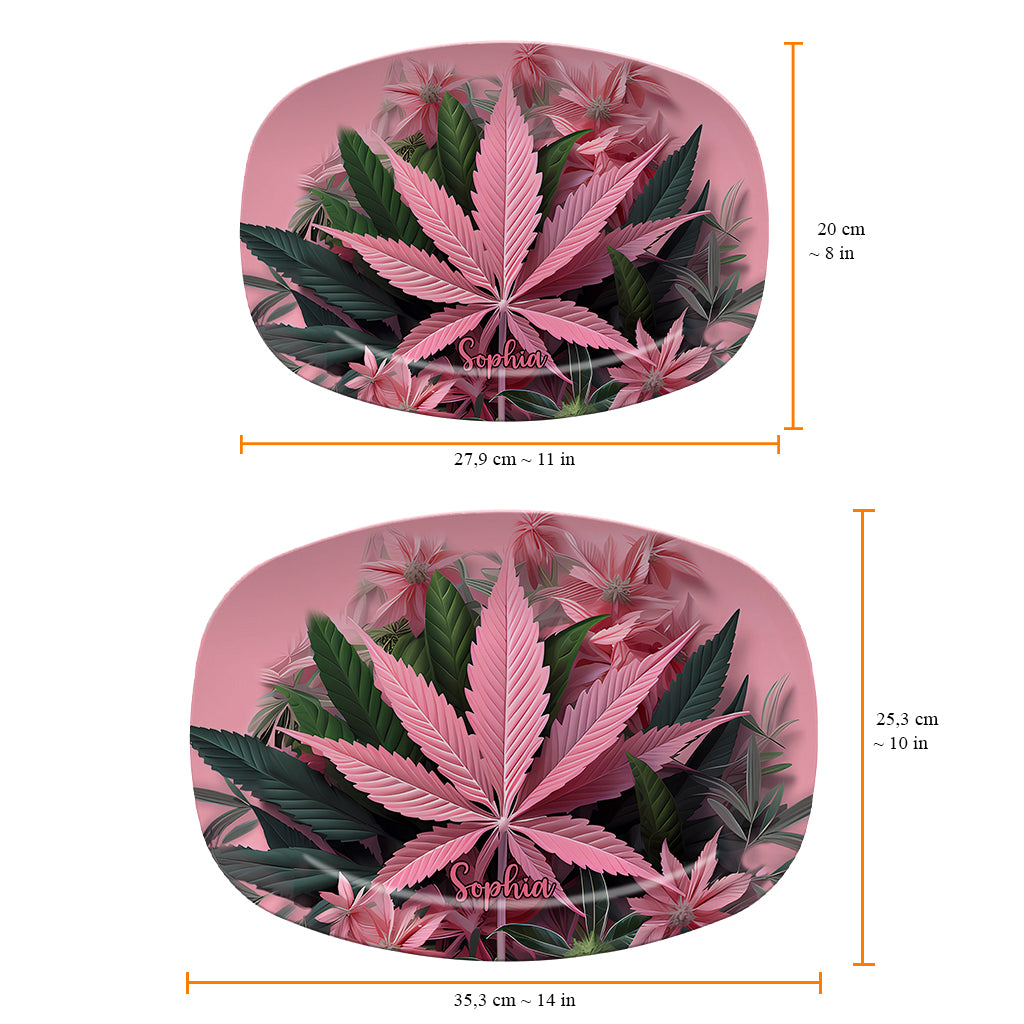 Pink Stoner Chick – Personalisierter Weed-Teller
