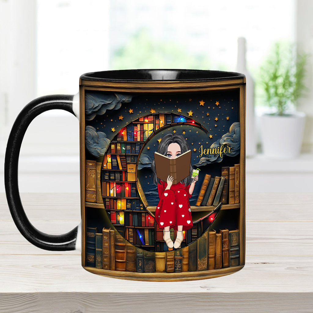 Mug personnalisé « Juste une fille qui aime les livres »