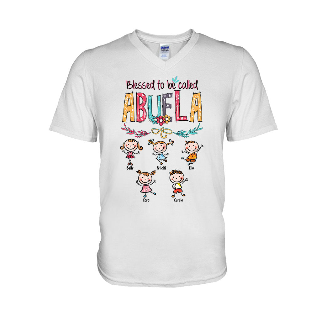 Dios Me Regaló Dos Títulos - Personalized Grandma T-shirt And Hoodie