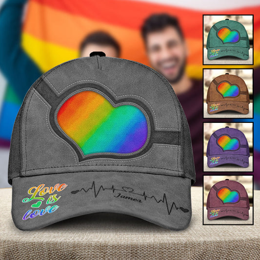 Liebe ist Liebe – Personalisierte klassische LGBT-Unterstützungskappe