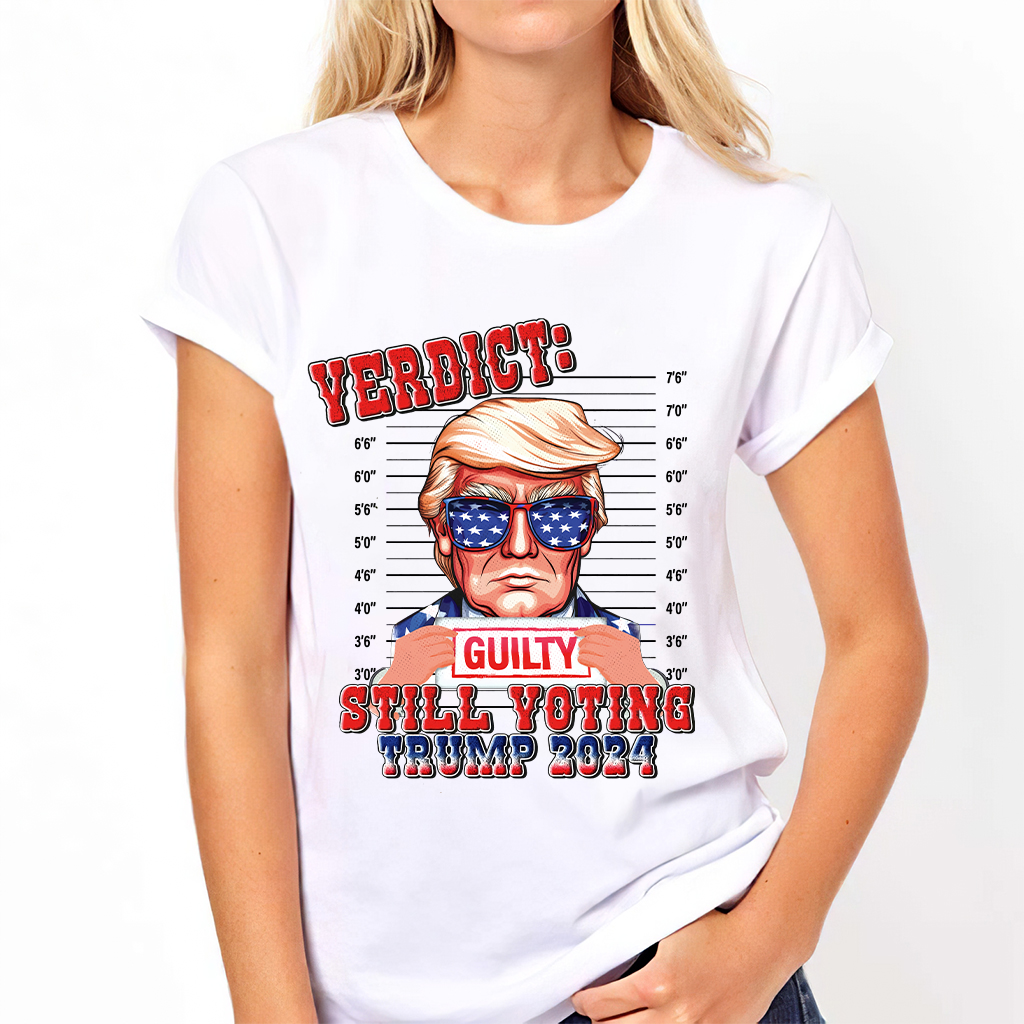 T-shirt « Je vote toujours pour Trump 2024 », T-shirt patriotique présidentiel, T-shirt avec drapeau américain et motif Trump