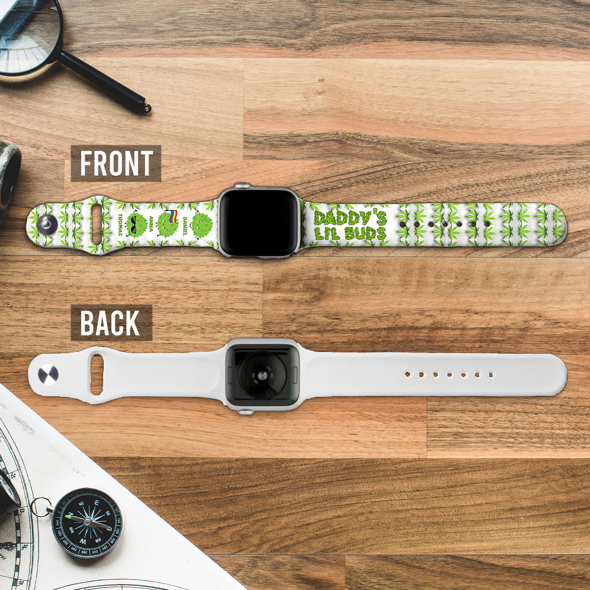 Dopest Dad Ever - Personalized Father Apple Watch Band