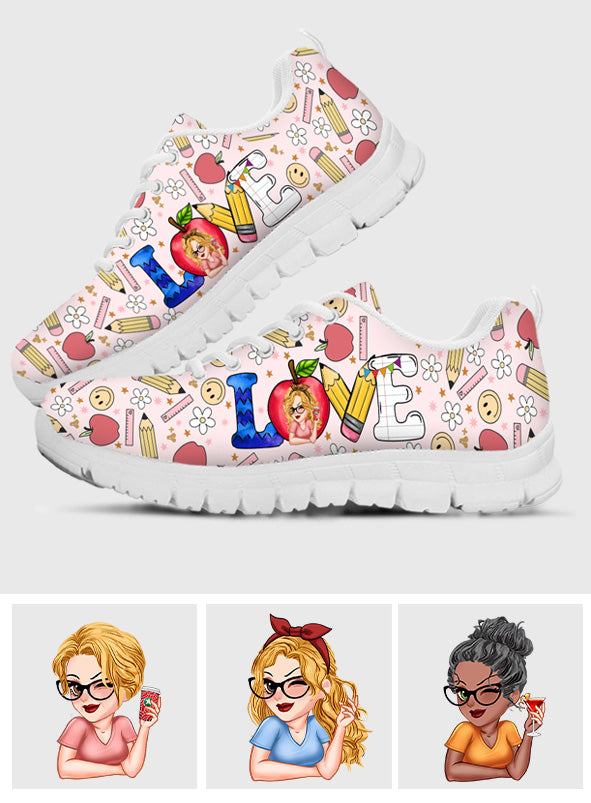 Liebe zum Unterrichten – Personalisierte Lehrer-Sneaker