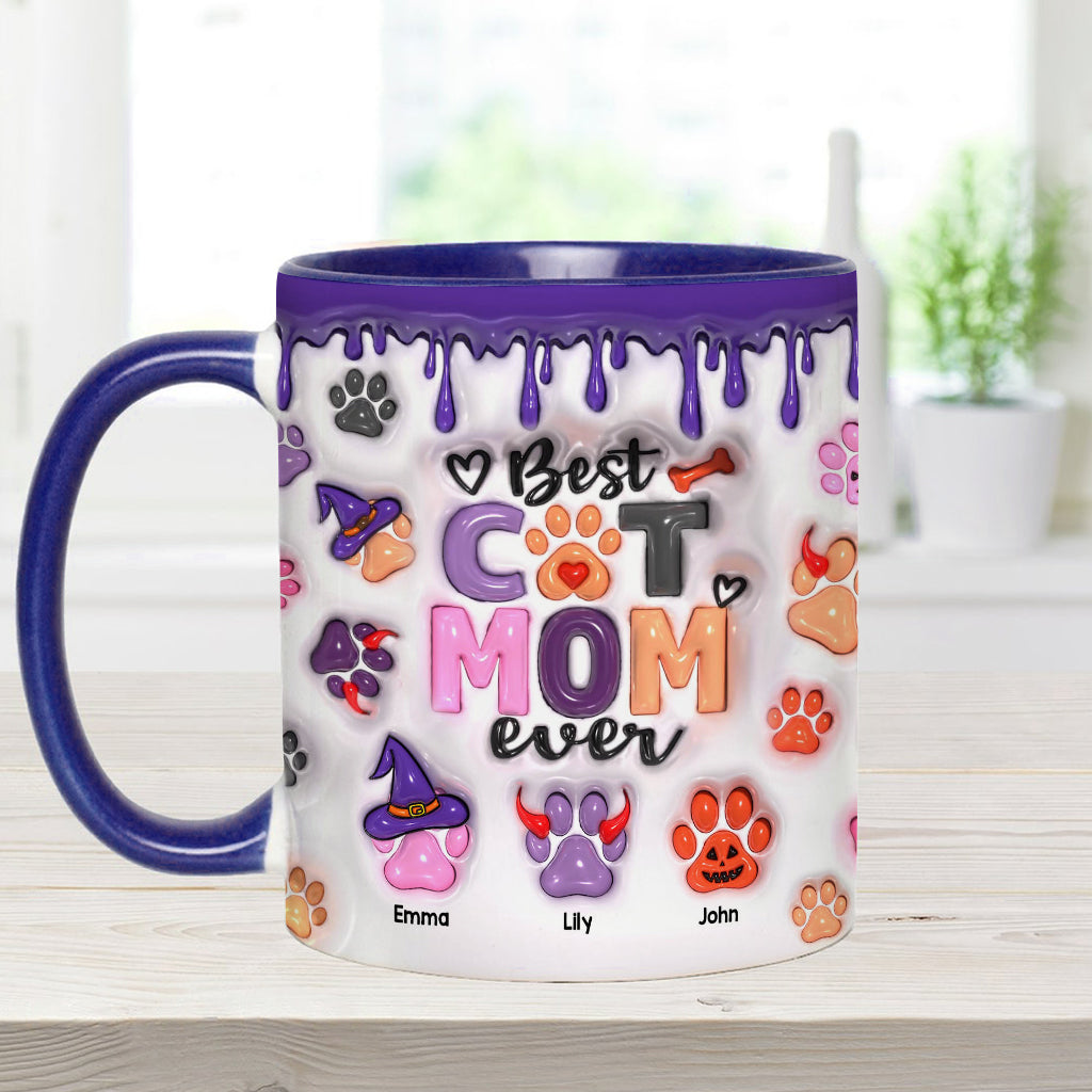 Die beste Hundemama, Katzenmama, Hundepapa, Katzenpapa aller Zeiten – personalisierte Tasse mit Hundemotiv