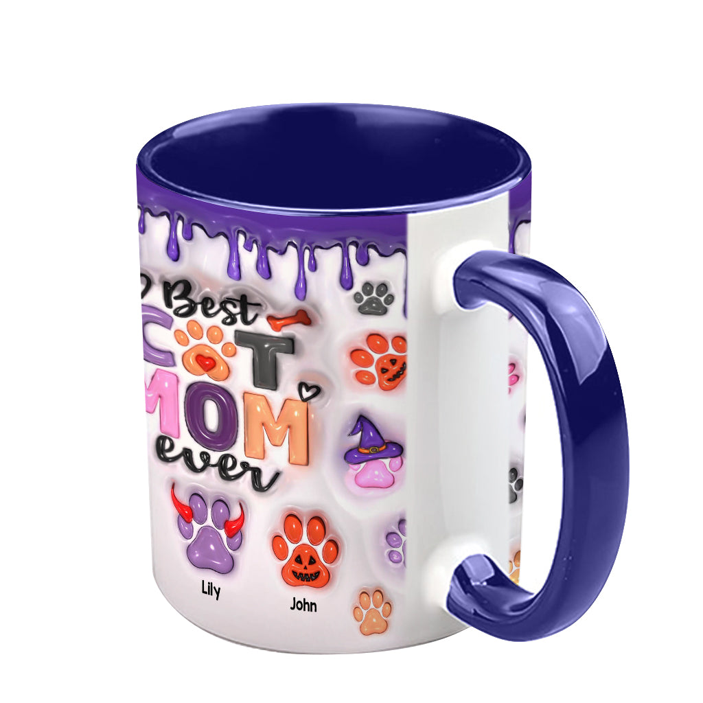 Die beste Hundemama, Katzenmama, Hundepapa, Katzenpapa aller Zeiten – personalisierte Tasse mit Hundemotiv