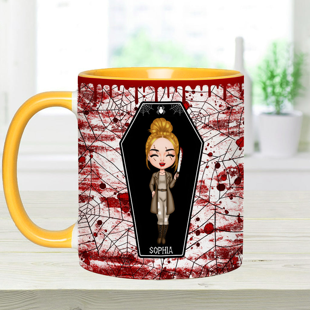 Move Over Hot Girl Summer It's The Spooky Bitch Season - Personalized Accent Mug