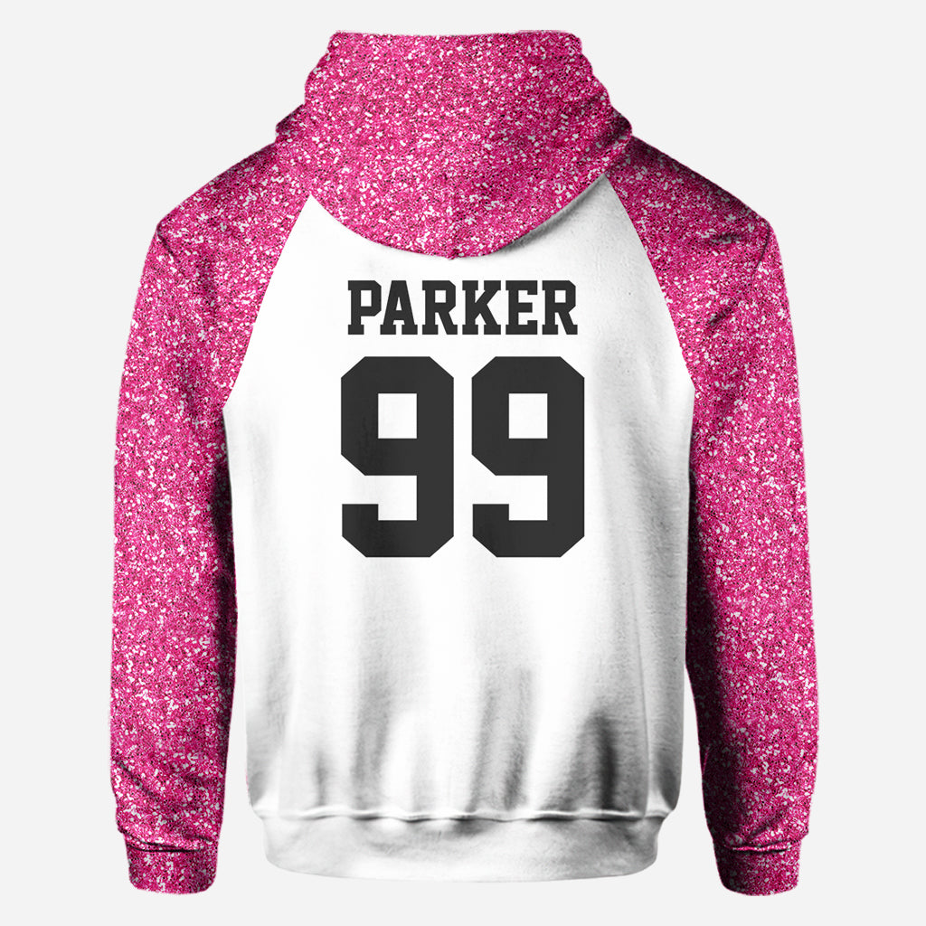 Football Mom Croquette - Personalisiertes Football-Shirt