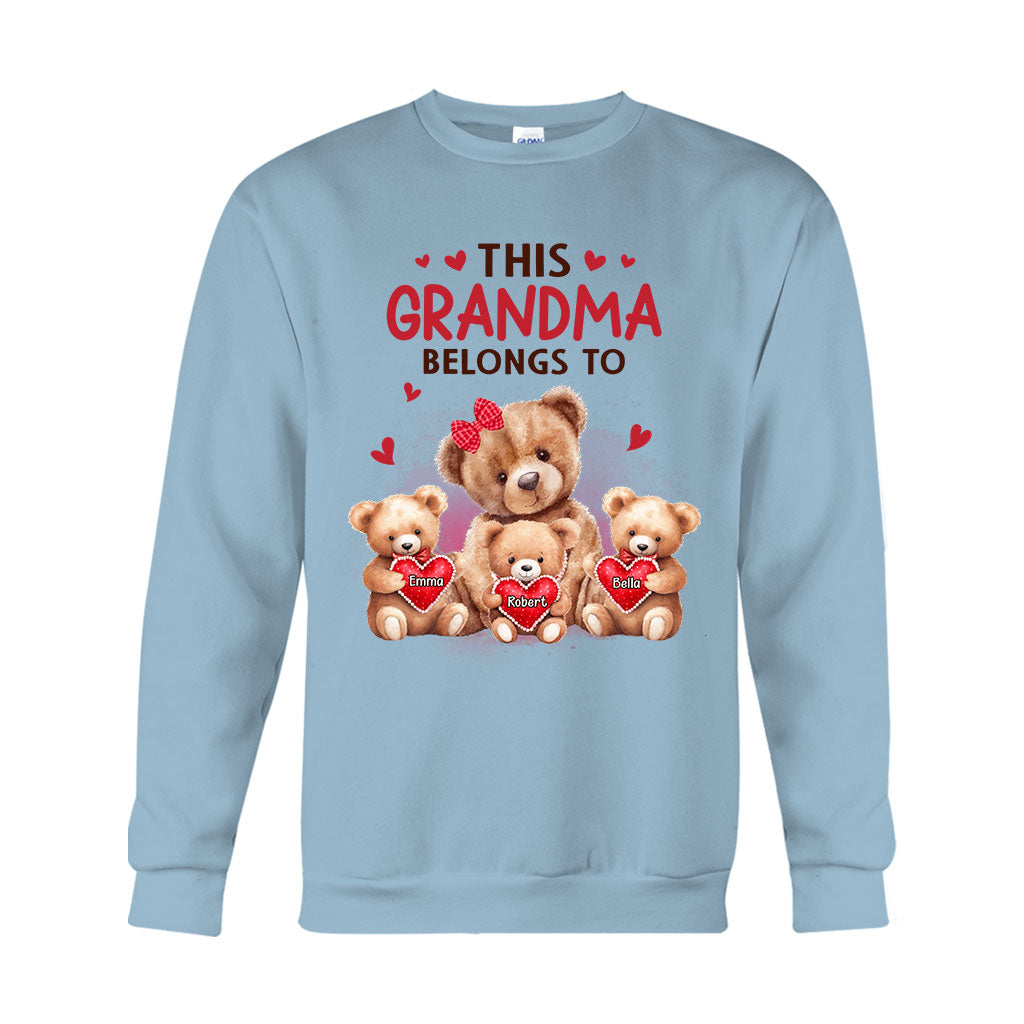 This Grandma Belongs To - Personalized Grandma T-shirt And Hoodie