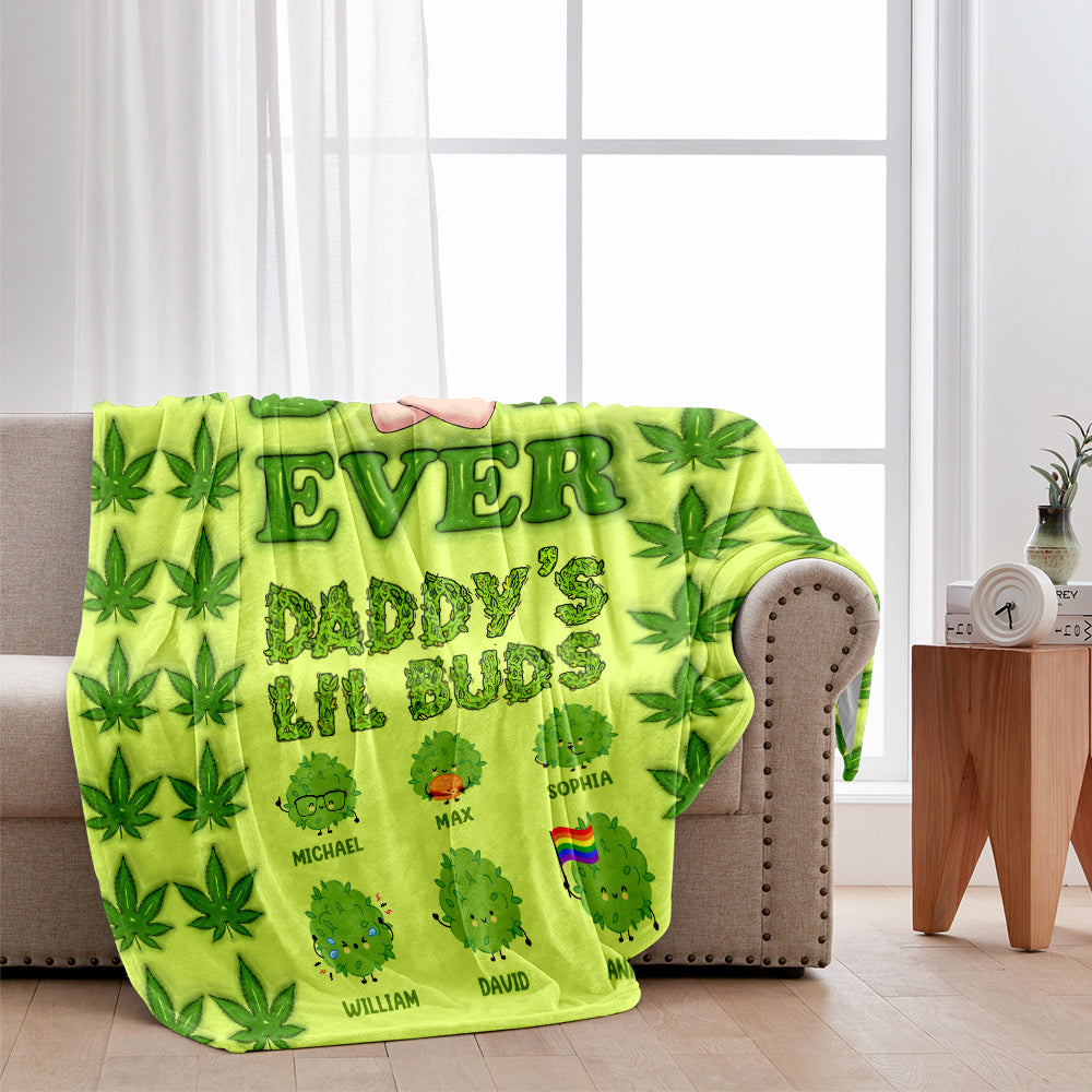Dopest Dad Ever - Personalized Father Blanket