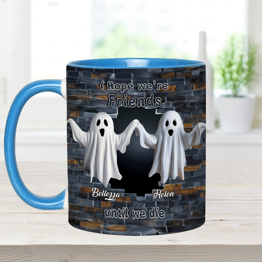 Ghost Friends - Personalized Bestie Accent Mug