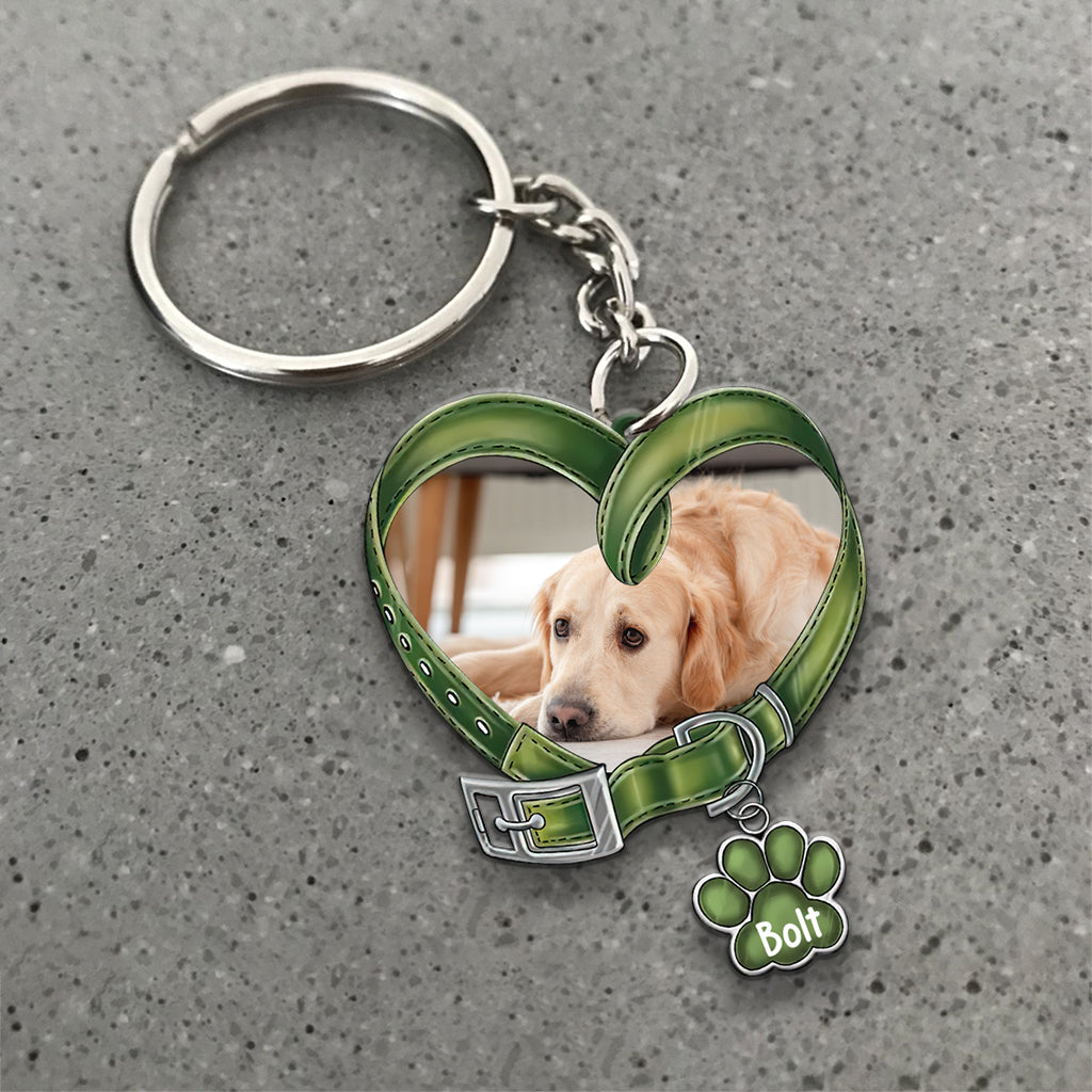 Abschied nehmen fällt schwer – Personalisierter Hunde-Schlüsselanhänger