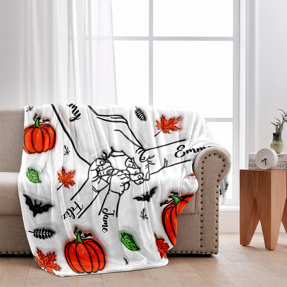 Halloween Mama/ Mimi/ Grandma... - Personalized Mother Blanket