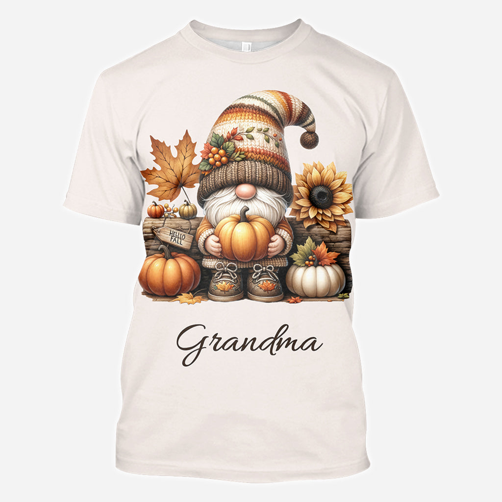 Grandma's Little Pumpkins - Personalized Grandma All Over Shirt