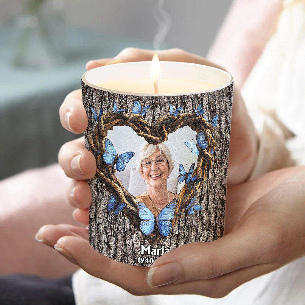 Light This Candle - Personalized Memorial Candle With Wooden Lid