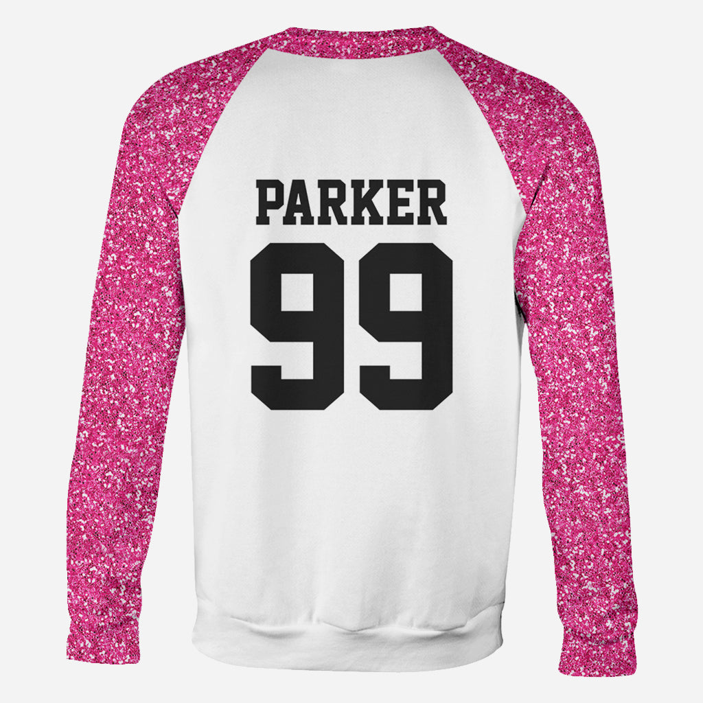 Football Mom Croquette - Personalisiertes Football-Shirt