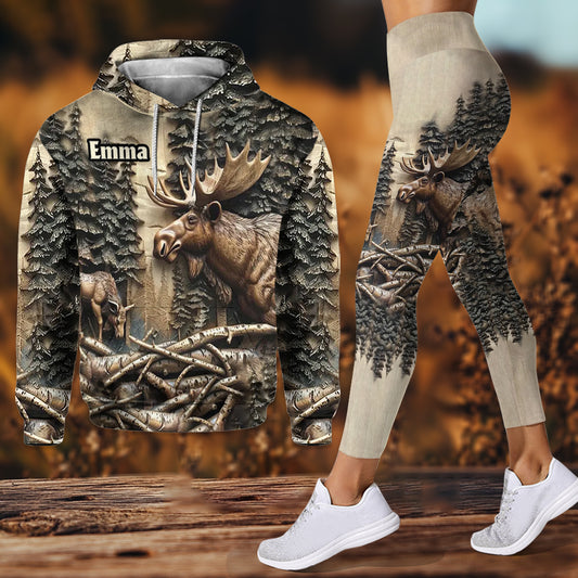 Love Hunting - Personalized Hunting Hoodie and Leggings