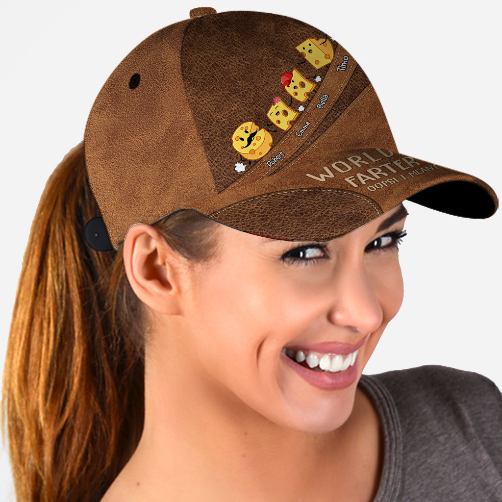 World's Best Farter Funny Cheese - Personalized Father Classic Cap