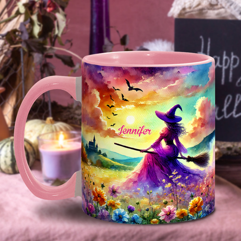 Beautiful Witch - Personalized Witch Accent Mug